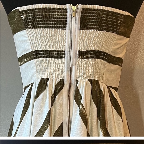 Moulinette Soeurs Vetements Copper/Cream Dress Size 4 - Picture 3 of 4